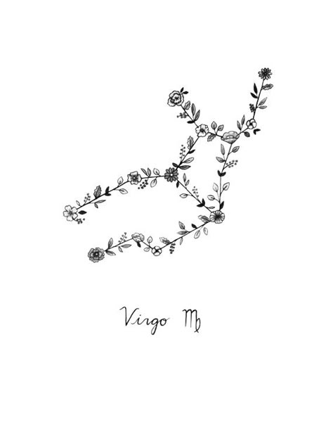 Sleeve Of Small Tattoos, Earth Sign Tattoo Virgo, Bluebell Tattoo, Tattoo Ideas Feminine, Wrist Tattoos Words, Tattoos Words, Virgo Queen, Witchy Tattoos, Virgo Tattoo Designs