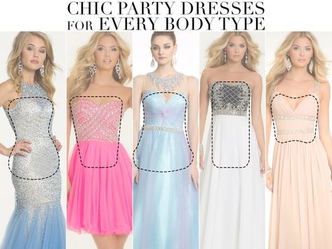 Types Of Prom Dresses, Different Prom Dresses, Best Formal Dresses, Dress Body Type, Different Dress Styles, Cocktail Dress Style, Strapless Prom Dress, Best Prom Dresses, Prom Dress Styles