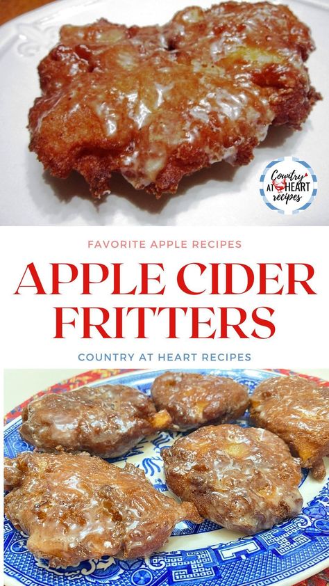 Apple Cider Desserts, Apple Cider Uses, Cider Donuts Recipe, Apple Cider Donuts Recipe, Breakfast Desserts, Zucchini Fritters Recipe, German Food Authentic, Sweet Glaze, Heart Recipes