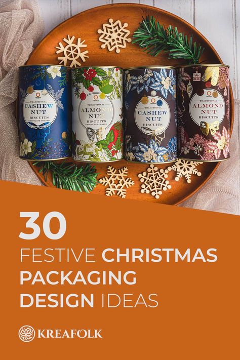 The best to spread Christmas cheer is through gifts! Here are some of the most festive Christmas packaging designs for the most wonderful time of the year! Festive Packaging Design, Xmas Packaging Design, Christmas Product Packaging, Christmas Hampers Design, Christmas Packaging Design Inspiration, Holiday Package Design, Christmas Package Design, Cookie Packaging Design, Gift Box Packaging Ideas