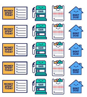 Free budgeting printables and stickers to help you keep a monthly budget |Keeping it Real Budgeting Printables, Free Budget Printables, Planner Goals, Notes Stickers, Binder Ideas, Creating A Budget, Planning Routine, Aesthetic Planner, Budget Stickers