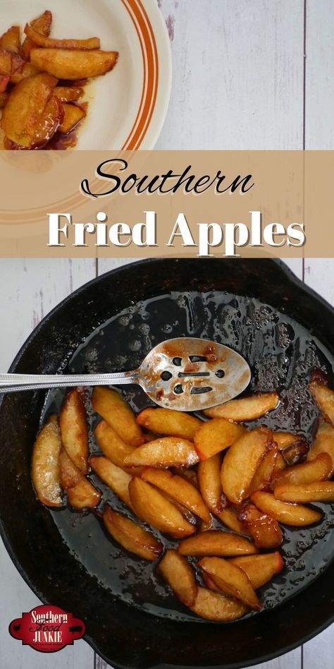 Let me tell ya 'bout these here Southern Fried Apples - they're a true taste of home! Just take some fresh apples, sprinkle 'em with cinnamon, brown sugar, and a good dollop of butter, and you've got yourself a dish fit for a king. Quick, easy, and downright delicious, these fried apples work wonders as a side dish or a sweet dessert. So why don't ya mosey on over to the kitchen and whip up a batch? Your taste buds will thank ya, I guarantee it! Country Fried Apples, Homemade Fried Apples, Canning Fried Apples, How To Make Fried Apples, Fried Apples Stovetop, Canned Fried Apples, Easy Fried Apples, Pan Fried Apples, Skillet Fried Apples