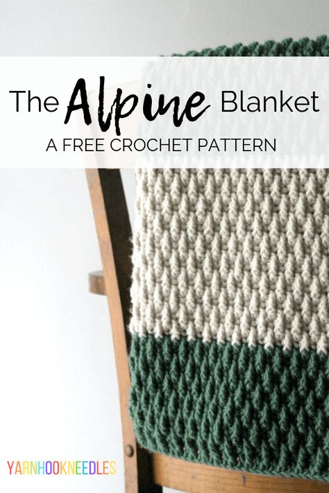 Alpine Stitch, Crochet Quotes, Crochet Throw Pattern, Crochet Stitches For Blankets, Confection Au Crochet, Front Post Double Crochet, Crochet Patterns Ideas, Crochet Blanket Pattern, Blanket Crochet Pattern