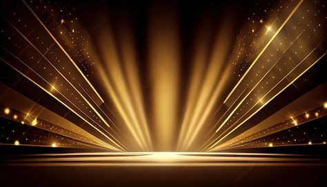 Awards Ceremony Design, Golden Background Gold Glitter, Event Background Design, Background For Graphics, Golden Background Design, Resin Diy Crafts, Award Background, Freepik Backgrounds, Light Effect Background