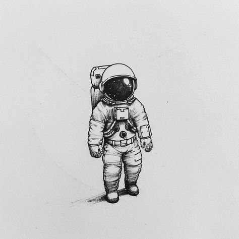 Astronaut Tattoos For Men, Minimal Astronaut Tattoo, Cartoon Astronaut Tattoo, Space Cadet Tattoo, Space Patchwork Tattoo, Simple Astronaut Tattoo, Small Astronaut Tattoo, Astronaut Tattoo Stencil, Astrophysics Tattoo