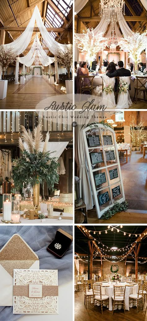 rustic chic glam wedding ideas for 2018 t Rustic Seating Charts, Glam Wedding Decor, Thrifty Wedding, Rustic Glam Wedding, Country Glam, Table Seating Chart, Rustic Chic Decor, Rustic Decoration, Diy Rustic Decor