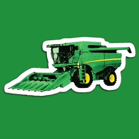 Classic combine farming equipment sticker Farming Equipment, Unique Sticker, Gifts For Your Boyfriend, John Deere, Diy Gift, Toy Car, Toys, For Sale, Pattern