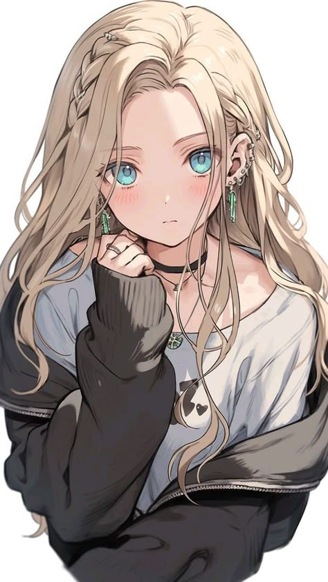 Female Anime Hairstyles, Blonde Anime Characters, Hairstyles Highlights, Highlights Hairstyles, Photo Manga, 2023 Trends, Anime Hair, Dessin Adorable, Noragami