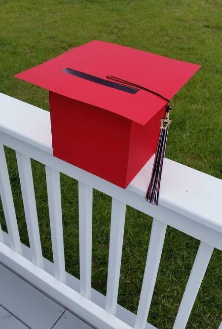 Unique Graduation Party Ideas, College Graduation Party Decorations, Graduation Card Boxes, High School Graduation Party Decorations, Graduation Open House, Trunk Party, Graduation Party High, Open House Ideas, Senior Graduation Party