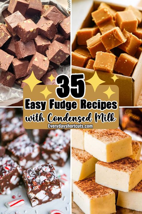 Need to make a quick and easy fudge? I’ve got the best fudge recipes using condensed milk that are perfect for any occasion! Fudge Recipes With Condensed Milk, Recipes With Condensed Milk, Best Fudge Recipes, Fudge Recipe Condensed Milk, Hot Chocolate Fudge Recipe, Quick And Easy Fudge, Condensed Milk Recipes Easy, Recipes Using Condensed Milk, Fudge With Condensed Milk