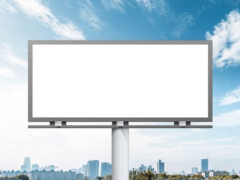 Free City Outdoor Billboard Mockup For Advertisement | Dribbble Graphics Billboard Picture, Empty Billboard, Billboard Template, Bill Board, Billboard Mockup, Adobe Illustrator Design, Cartoon Character Tattoos, Billboard Design, 광고 디자인