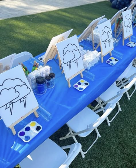 Tornado Party Decorations, Tornado Birthday Party Ideas, Tornado Birthday Party Decorations, Weather Themed Birthday Party, Tornado Party Ideas, Tornado Themed Food, Twonado Birthday Party Ideas, Twonado Birthday Party Decor, Tornado Themed Birthday Party