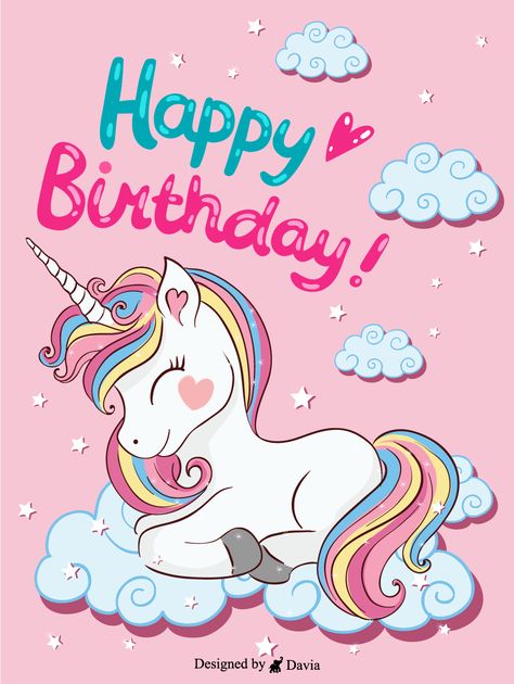 If you really want to make that little girl smile, then you know you need to choose this ecard. The colors, the magical unicorn and the sweet message; the little princess will definitely love it! You will definitely be seen as that cool someone that she will cherish, especially on her birthday. Unicorn Happy Birthday Wishes, Unicorn Birthday Quotes, Happy Birthday Unicorn Image, Happy Birthday Girl Kids, Happy Birthday For Girl, Happy Birthday Little Princess, Birthday Greetings For Kids, Happy Birthday Unicorn, Unicorn Happy Birthday