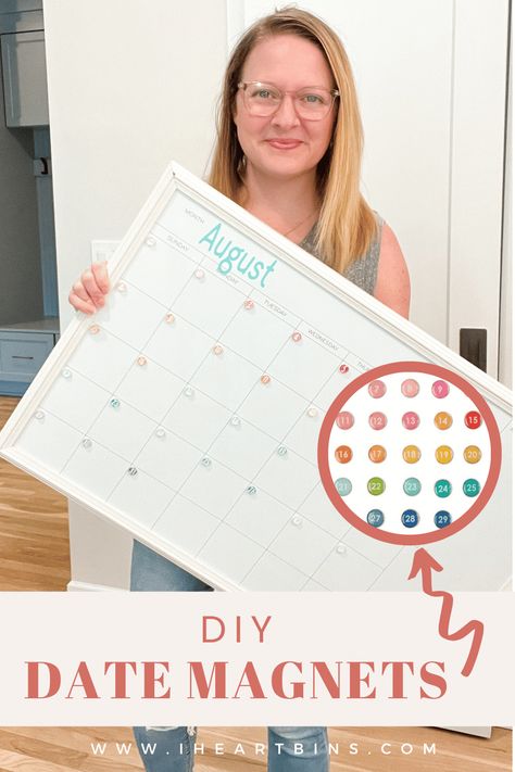 Multi-colored glass date magnets Calendar Diy Ideas, Calendar Magnets, Magnetic Calendar, Family Calendar, Organization Ideas For The Home, Diy Calendar, Calendar Date, Home Organization Ideas, Home Organizing