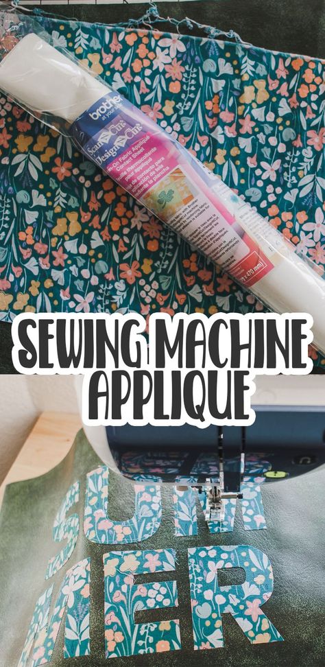 How To Make Fabric Appliques, Applique Sewing Machine, Applique Stitches Machine, How To Monogram With Sewing Machine, How To Machine Applique For Beginners, How To Sew On Patches With Sewing Machine, Embroider With Sewing Machine, How To Make An Applique, Apliques Sewing