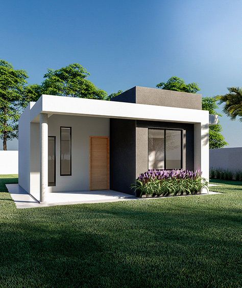 Simple Modern House Exterior, House Roof Design Exterior, Simple Modern House Design Exterior, Small Modern Home Plans, House Exterior Simple, Modern House Simple, Modern Simple House, Small House Exterior Design, Small Building Design