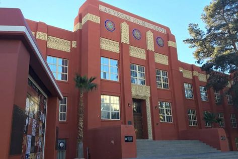 Three local architectural firms competing to develop a master plan for the Las Vegas Academy of Arts received mixed messages recently. Art Deco Exterior, Museums In Las Vegas, Web Games, Mixed Messages, Legacy Projects, Arts Ideas, School Building, Model Shop, Historic Preservation