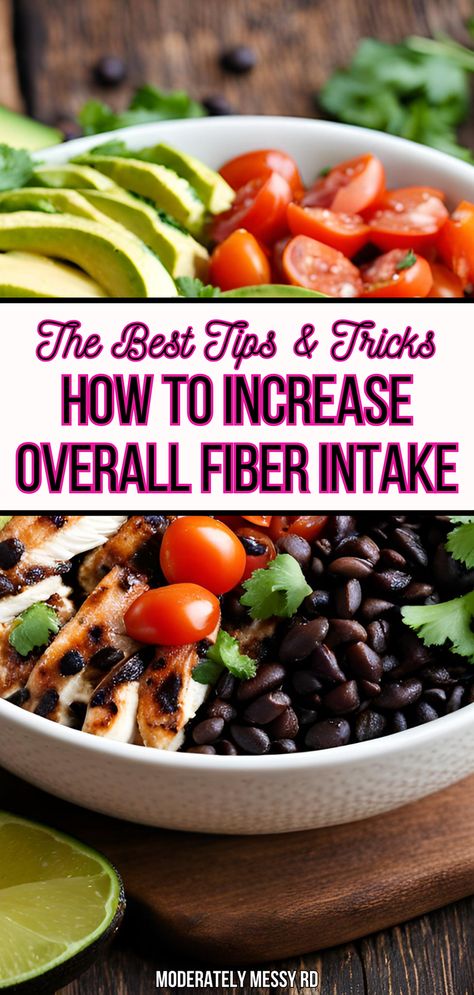 7 easy ways to increase overall fiber intake (with recipe ideas). Fiber is one of those nutrients that is, for some reason, hard to prioritize or get enough of. With these tips, you might find yourself thinking about small simple food swaps or additions to your meals so you can reap all the benefits of a high fiber diet. Top Fiber Rich Foods, How To Get Fiber In Your Diet, Fiber Sources Food, High Fiber Diets, Healthy High Fiber Foods, Add Fiber To Diet, Natural Fiber Foods, Food With Fiber Healthy, Good Sources Of Fiber