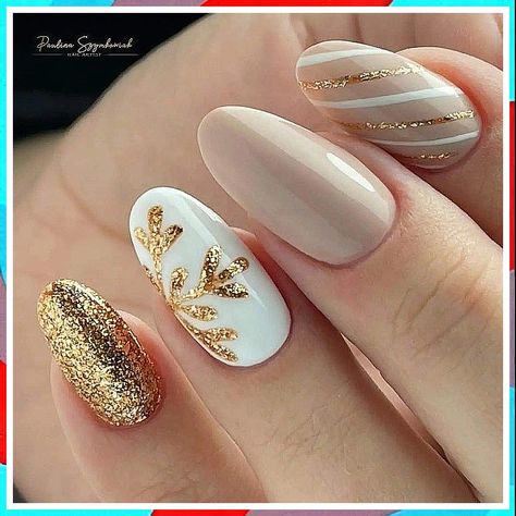 Christmas Nails - Running Out of Time? Stop searching and get it from here - Visit TODAY!! Fantasy Nails, Christmas Gel Nails, Her Nails, Thanksgiving Nails, Festival Nails, New Year's Nails, Xmas Nails, Christmas Nail, Fancy Nails