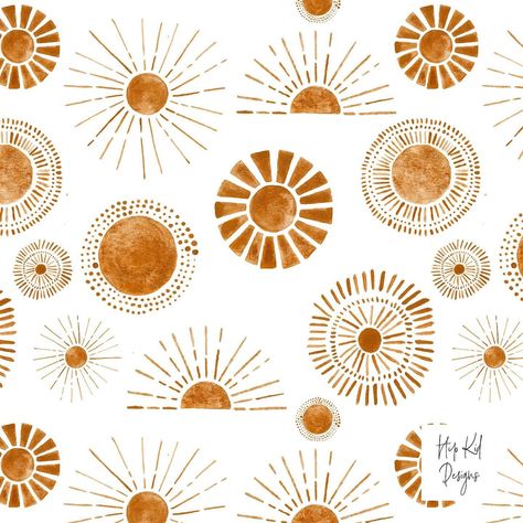 Golden Summer, Bohemian Nursery, Beach Quilt, Summer Watercolor, Hip Kids, Theme Tattoo, Boho Watercolor, Gold Watercolor, Golden Sun