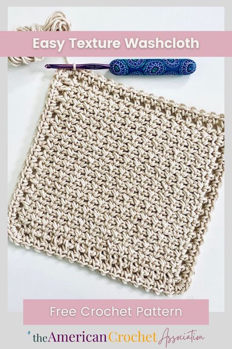 Textured Crochet Stitches Simple, Farm House Crochet Kitchen Towel Pattern Free, Dish Cloth Knitting Patterns Free Simple, Crochet Washcloth Free Pattern, Texture Crochet, Crochet Washcloth Free, Crochet Dish Cloth Free Pattern, Knitted Washcloth Patterns, Dishcloth Patterns Free