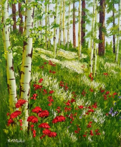 자작나무 그림, White Birch Trees, Birch Tree Art, Birch Tree Painting, Aspen Trees, 수채화 그림, Birch Trees, White Birch, Landscape Pictures