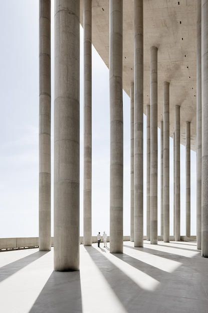 National Stadium Mané Garrincha - gmp Architekten von Gerkan, Marg und Partner Concrete Architecture, National Stadium, Manama, Space Architecture, Zaha Hadid, Gothic Architecture, Brutalism, Architectural Inspiration, Architecture Photography