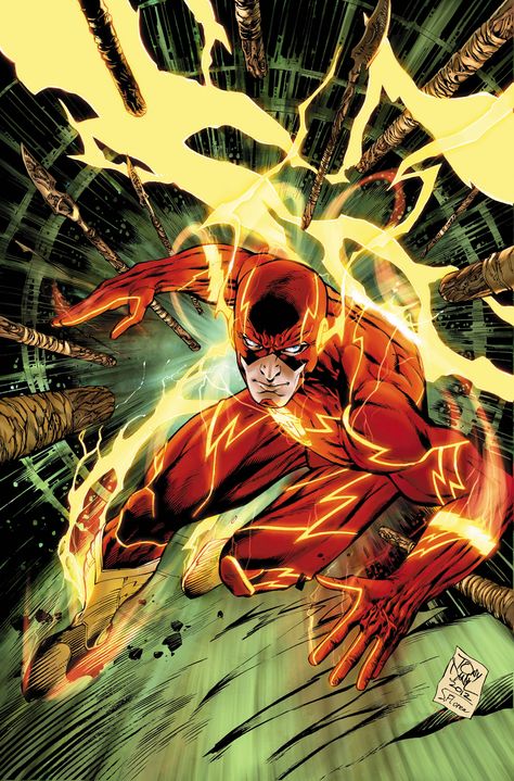 Exclusive First Look at the Variant Cover for THE FLASH #9 Andy Kubert, Dc Comics Poster, Dc Flash, Flash Family, Flash Dc Comics, Flash Comics, Flash Barry Allen, Speed Force, Univers Dc