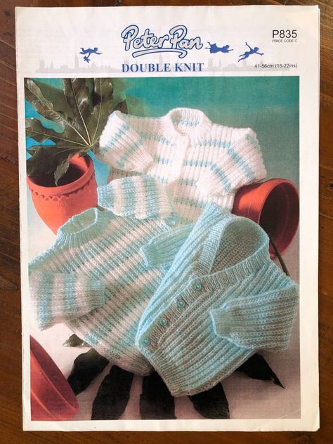 Ribbed Sweater Pattern, Fisherman Knit Sweater, Fishermans Rib, Knit Cardigan Pattern, Jumper Knitting Pattern, Baby Boy Knitting, Knit Baby Sweaters, Jumper Patterns, Vintage Knitting Patterns