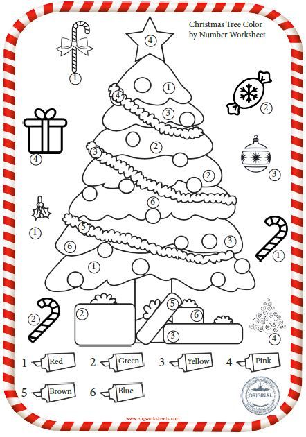 Christmas Present Coloring Pages, Color By Number Worksheet, Language Games, Number Worksheet, Vocabulary Exercises, Christmas Lesson, English Christmas, Christmas Teaching, Grammar Exercises