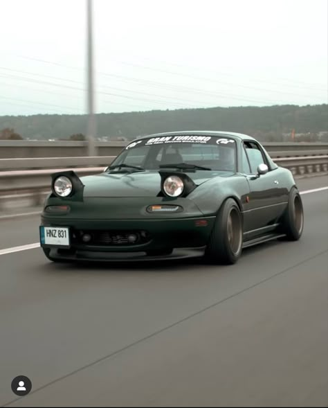 Green Miata, Mx5 Mk1, Miata Car, Mx5 Na, 1st Car, Mazda Roadster, Mazda Miata Mx5, Mx5 Miata, Mx 5 Miata