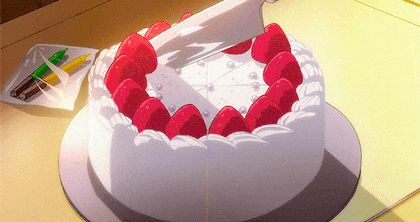 Anime Bento, Anime Cake, Cake Drawing, 귀여운 음식 그림, Cake Banner, Random Gif, Food Cartoon, Banner Gif, Japon Illustration