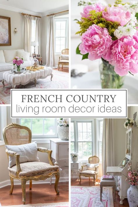 Looking for an updated approach to French Country living room decor? Find inspiring ideas in this casually elegant Country French living room. French Country Living Room Decor Ideas, French Farmhouse Living Room, French Country Living Room Decor, Country French Living Room, Country Living Room Decor, County Kitchen, French Living Room, Country Living Rooms, French Country Decorating Living Room