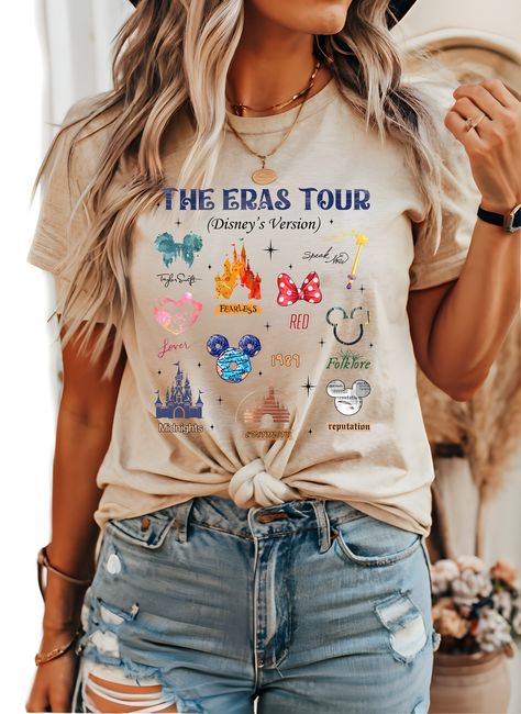 Princess Eras Tour Bella Canvas Shirt, Youth Eras, Disney Princess Tour Tee, Disney Princess Characters Shirt, Disneyland Shirt, Easter Gift In My Disney Era Shirt, Disney Girls Trip Shirts, Cute Disney Shirts, Disney Eras, Disney Trip Outfits, Disneyland Shirt, Disney Fits, Disney 2024, Disney Princess Characters