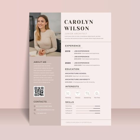 Cv Original Design, Curriculum Vitae Template Free, Curriculum Vitae Examples, Curriculum Vitae Design, Professional Resume Design, Cv Design Professional, Cv Original, Cv Inspiration, Graphic Design Cv