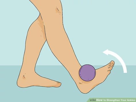 4 Ways to Strengthen Your Ankles - wikiHow Ankle Exercise, Ankle Rehab Exercises, Strengthen Ankles, Bat Wing Exercises, Ankle Recovery, Ankle Rehab, Ankle Strengthening Exercises, Ankle Weight Exercises, Weak Ankles