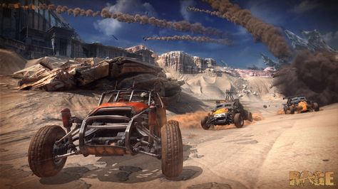 Rage - Racing to the next Task Rage Video Game, Rage Video, Rage Game, Sand Mountain, Apocalyptic Wasteland, Future Punk, Daily Video, Post Apocalyptic, Free Credit