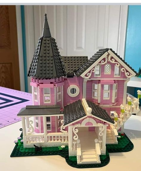 Aesthetic Lego House, Lego Crystal, Building Legos Aesthetic, Lego Sets Aesthetic, Cute Lego Sets, Lego Builds, Lego Aesthetic, Minecraft Lego, Lego Food