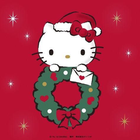 Found on Bing from www.pinterest.com Christmas Sanrio, Christmas Hello Kitty, Space Wallpaper Ipad, Cartoon Christmas Tree, Hello Kitty Printables, Christmas Tree Wallpaper, Hello Kitty Wallpaper Aesthetic, Christmas Pfp, Kitty Wallpaper Aesthetic