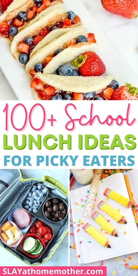 School lunch ideas for picky eaters #slayathomemother #lunches #kidssnacks #kidslunches #schoolunches #backtoschool #homeschool Lunch Ideas For Picky Eaters, Lunchbox Inspiration, Picky Eater Lunch, Breakfast Snap, Easy Lunches For Work, Chicken Panini Recipes, Sauteed Chicken Breast, Chicken Panini, Salad Aesthetic