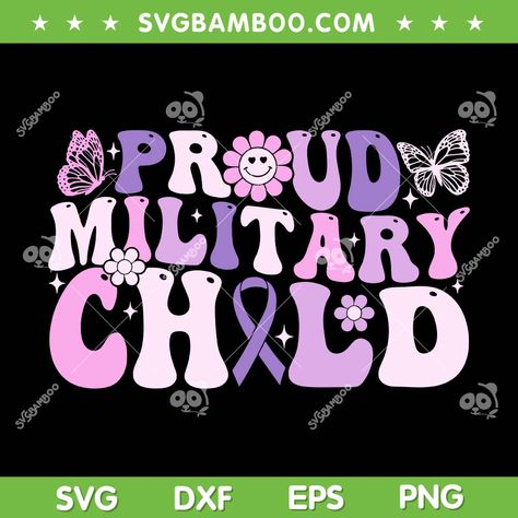 Military Kids, Us Army, Purple