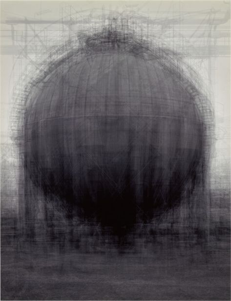 IDRIS KHAN | 'EVERY … BERND & HILLA BECHER SPHERICAL TYPE GAS HOLDERS', 2004 | Photographs2020 | Sotheby's Idris Kahn, Gcse Layers, Layers Photography, Art Exam 2023, Helen Terry, Idris Khan, Hilla Becher, Eadweard Muybridge, African Pottery