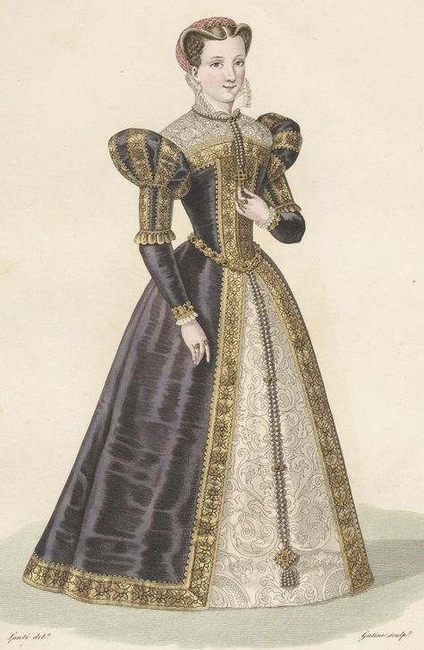 Tudor Fashion Women, Elizabethan Fashion, 16th Century Fashion, Marie Stuart, Tudor Fashion, Elizabethan Era, Medieval Garb, Tudor Era, Queen Dresses