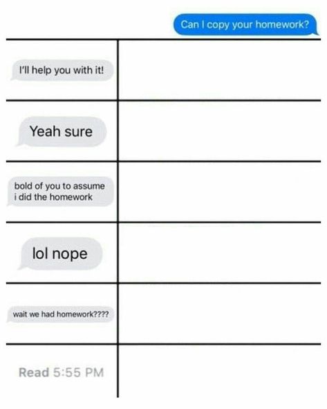 Can I Copy Your Homework, Homework Meme, Homework Template, Homework Chart, Personality Chart, Alignment Chart, Funny Charts, Oc Template, Blank Memes