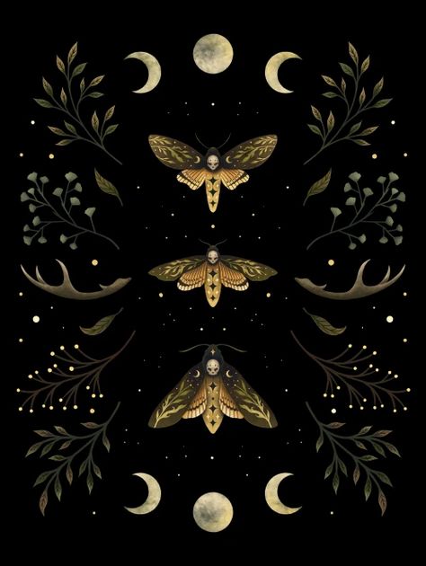 Luna moth dress