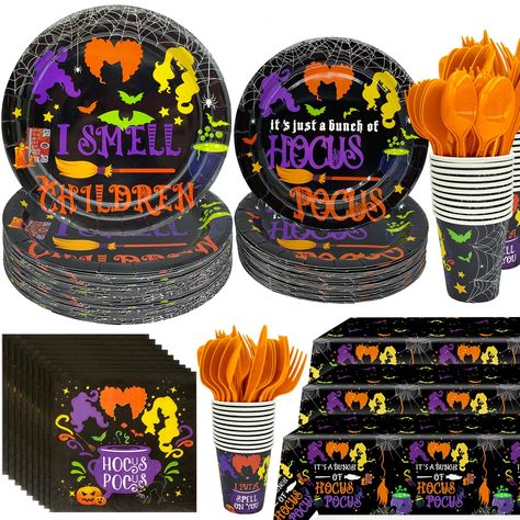 Hocus Pocus Party Invitation, Hocus Pocus Birthday Party Invitation, Hocus Pocus Birthday Invitations, Hocus Pocus Birthday Party, Hocus Pocus Baby Shower Theme, Hocus Pocus Baby Shower Shirt, Hocus Pocus Party Plates, Hocus Pocus Party Decoration, Halloween Dinnerware