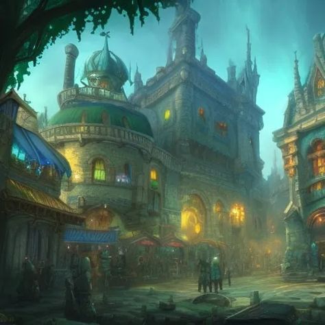 Adventurers Guild Art, Guild Building, Adventures Guild, Adventurer's Guild, Cafe Logo, Fantasy Art Landscapes, Art Landscapes, Art Generator, Free Fun