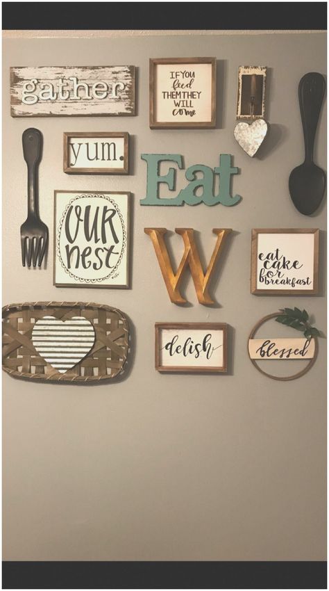 10 beautiful ideas hobby lobby living room wall decor - #kitchen #decor #themes #hobby #lobby #wall kitchen decor themes hobby lobby wall art Galley Wall, Kitchen Gallery Wall, Kitchen Gallery, Deco Originale, Diy Picture Frames, Dining Room Wall Decor, Kitchen Redo, Trendy Kitchen, Dining Room Walls