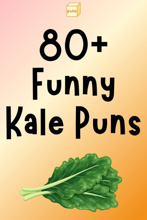 Kale is a popular vegetable for salads and smoothies. Read funny kale puns for a good laugh. Be sure to share them next time you see kale. Salad Puns, Vegetable Puns, Puns Funny, Reading Humor, Kale Salad, Funny Puns, Kale, Puns, To Share