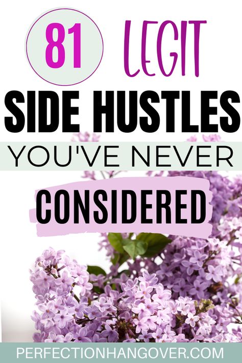 Side hustle ideas for busy Whatever your reasons are for wanting to make money on the side this year, it’s easier than ever to start a side hustle and make money on the side. Over the past year, I’ve learned so much about online business and making money from home that it’s become a true passion of mine. Wfh Jobs, Make Side Money, Side Hustle Money, Side Hustles From Home, Hustle Money, Best Side Hustles, Legit Work From Home, Money Making Jobs, Finances Money